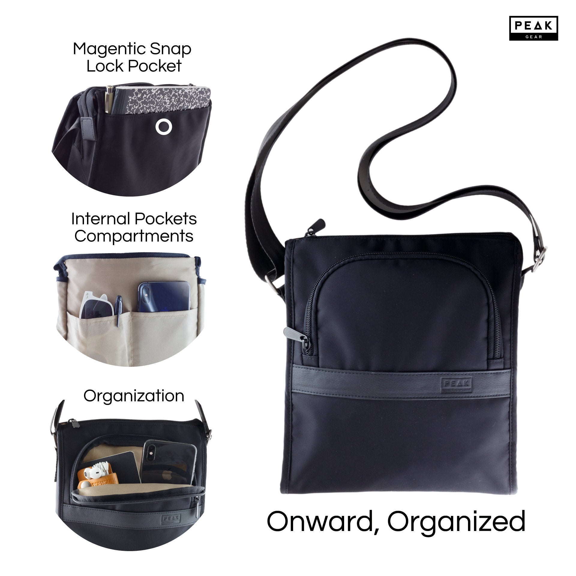 Duo Messenger Mens Shoulder Bag Monograms Shadow Leather Designers Luxury  CrossBody Brand Purse Wallet M69827 Black/Navy/Silver From Baggift, $48.83  | DHgate.Com